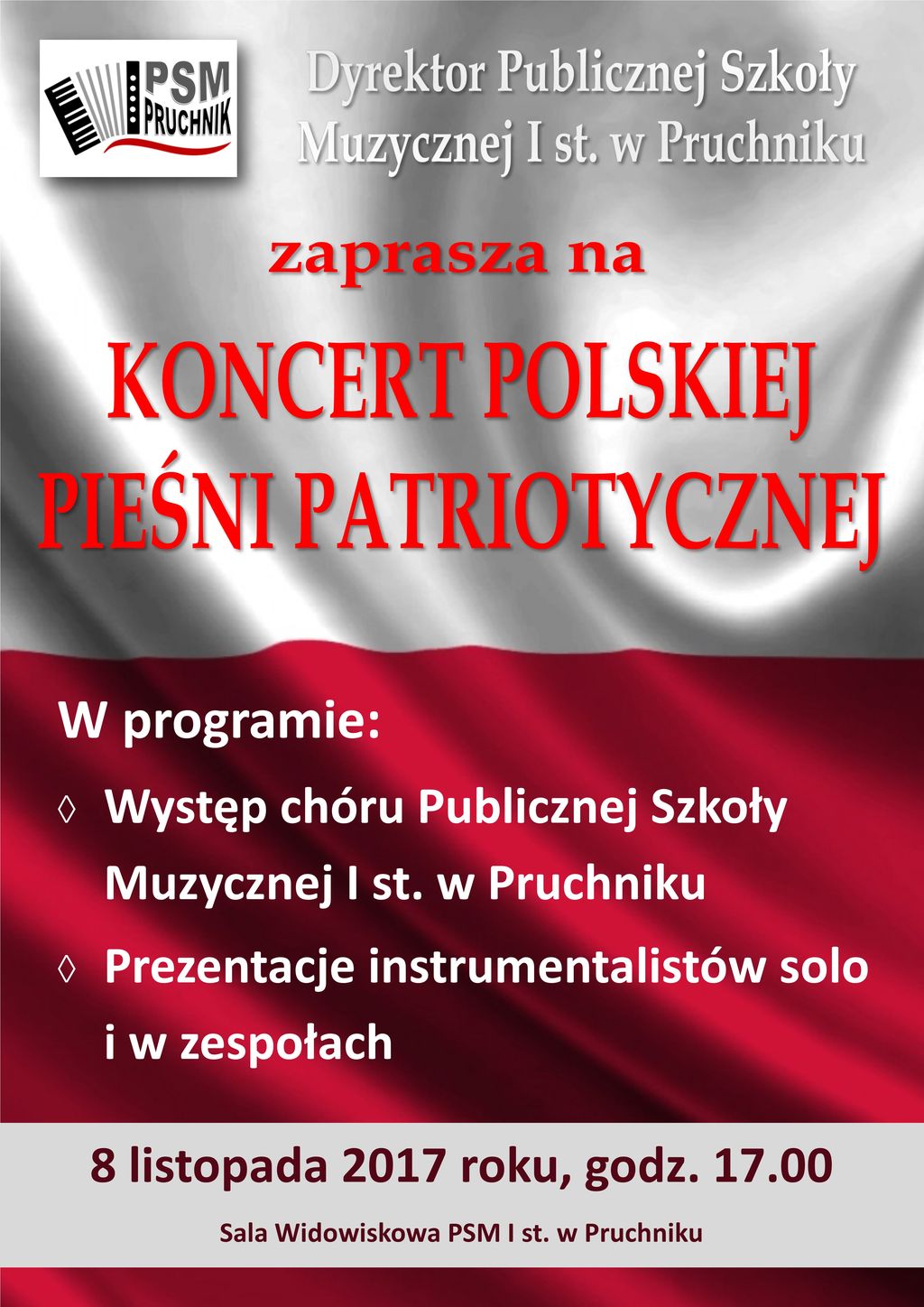 2017-11-08 na WWW Koncert Polskiej Pieśni Patriotycznej