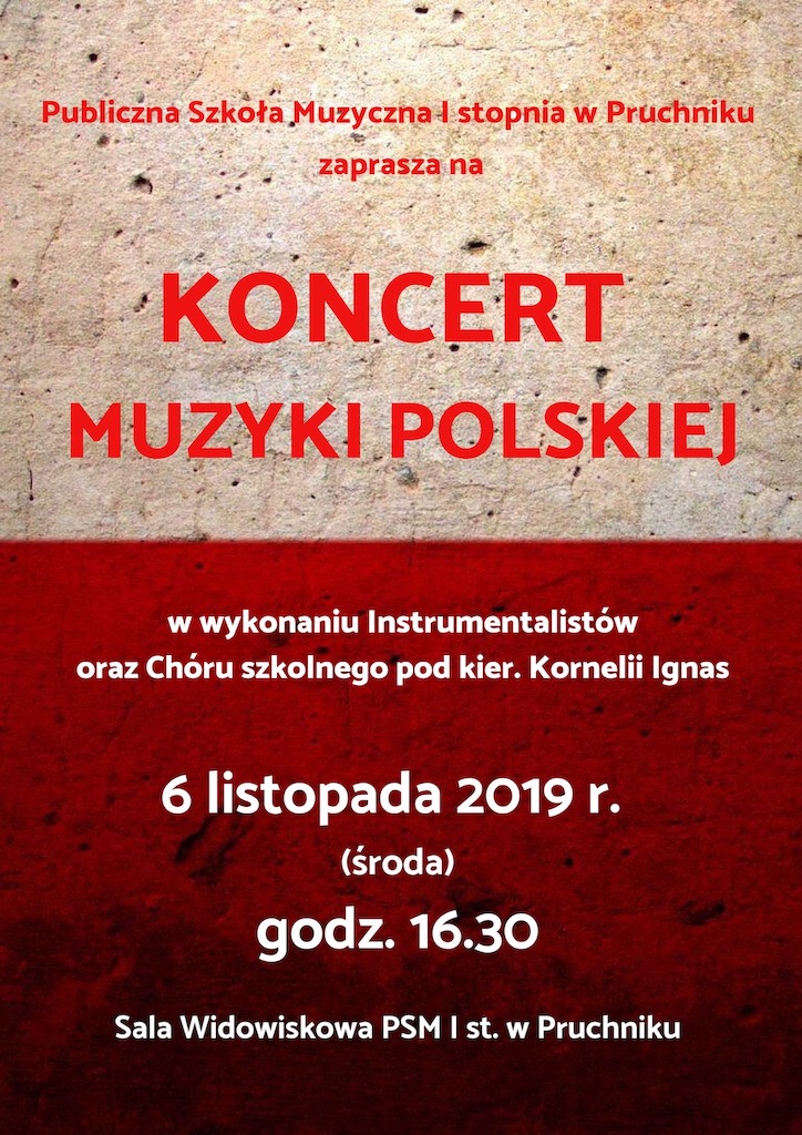 Koncert Muzyki Polskiej - Pruchnik 2019-11-06-page-0