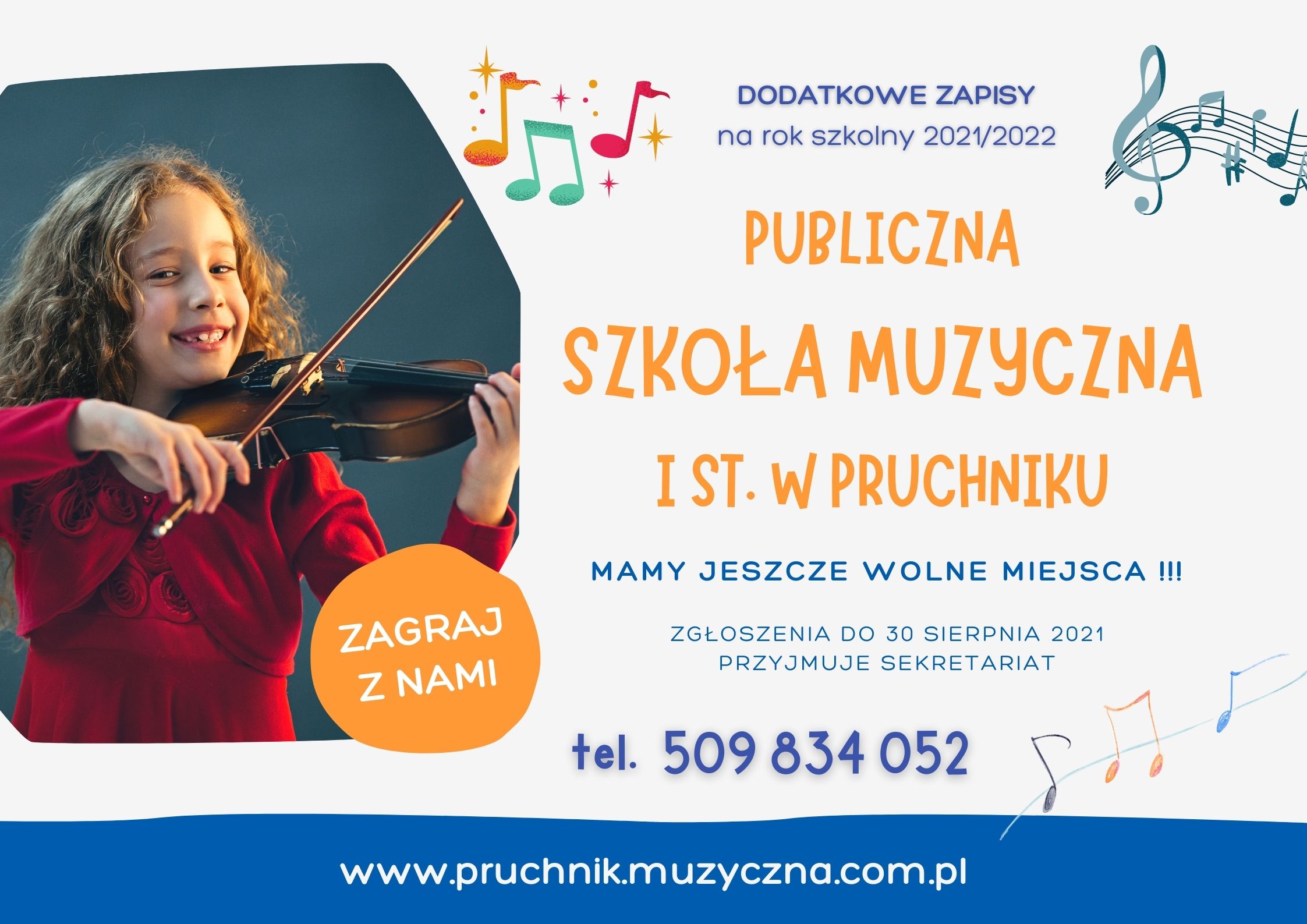 Reklama Szkoły Muzycznej - Pruchnik